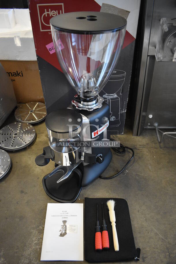 BRAND NEW IN BOX! Cecilware HC-600 Venezia II Metal Commercial Countertop Espresso Grinder. 110 Volts, 1 Phase. 9x13x24. Tested and Working!