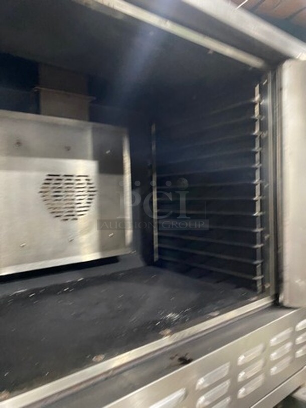 American Range Commercial Natural Gas Powered Double Deck Convection Oven! With Solid Doors! All Stainless Steel! On Casters! 2x Your Bid Makes One Unit! Model: MSD2 SN: 150708080 - Image 6 of 11