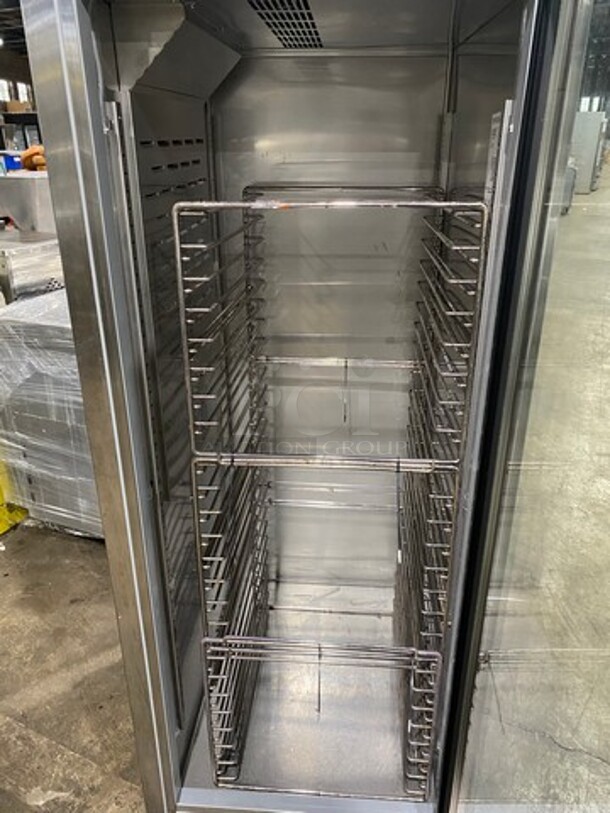 Hoshizaki Commercial Single Door Reach In Cooler! With View Through Door! Stainless Steel Body! On Casters! Model: R1AFGCR SN: L50306E 115V 60HZ 1 Phase - Image 5 of 9