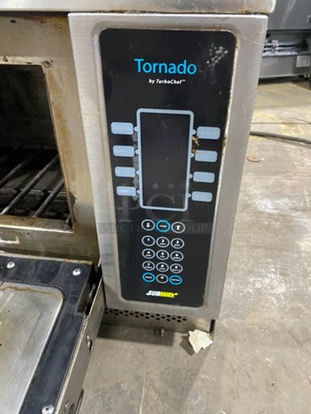 2010 Turbo Chef Commercial Countertop Rapid Cook Oven/ Microwave Oven! All Stainless Steel! Tornado Series Model: NGCD6 SN: NGCD6D06564 208/240V 60HZ 1 Phase - Image 6 of 8