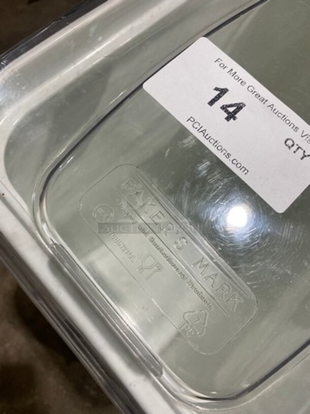 Bakers Mark White Poly Ingredient Bin! On Casters! - Image 6 of 7