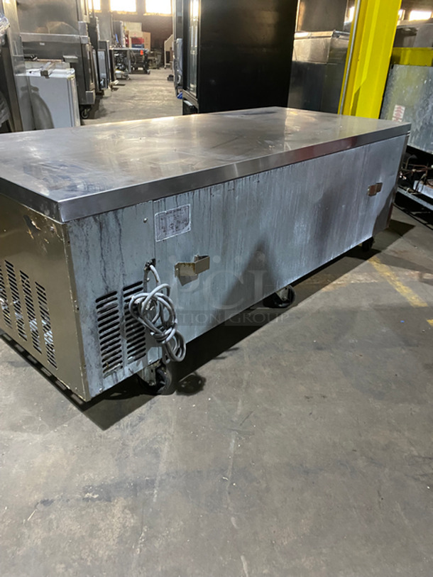 Asbury 4 Drawer Chef Base Refrigerated Equipment Stand! All Stainless Steel! On Casters! Model: MCCB-72 SN: BRRASCB710001 115V 60HZ 1 Phase - Image 4 of 8