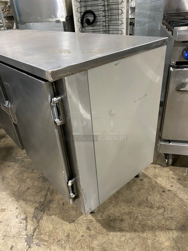 GZG Commercial 3 Door Lowboy/Worktop Cooler! All Stainless Steel! On Legs! 115V 60HZ 1 Phase - Image 2 of 8