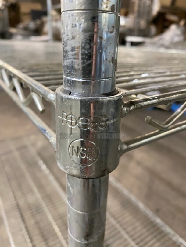 Focus Commercial 3 Teir Storage Rack! On Legs! - Image 5 of 5