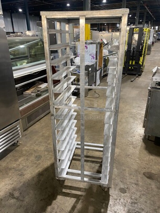 Metal Commercial Pan Transport Rack! On Casters! - Image 3 of 5