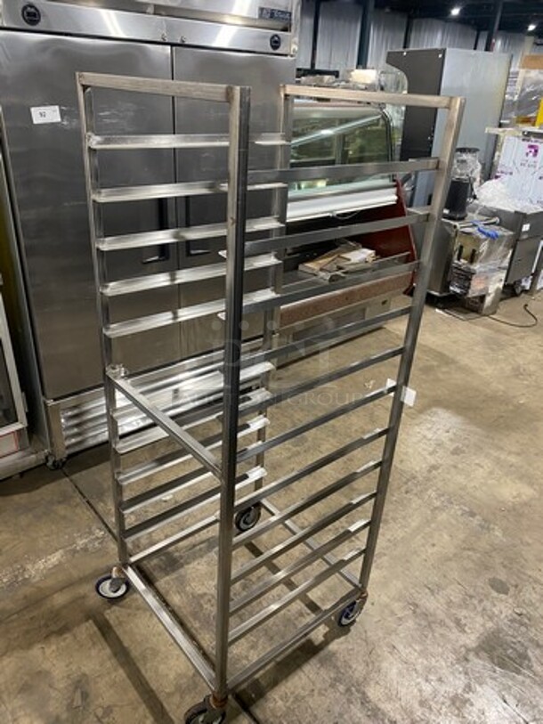 Metal Commercial Pan Transport Rack! On Casters! - Image 3 of 4