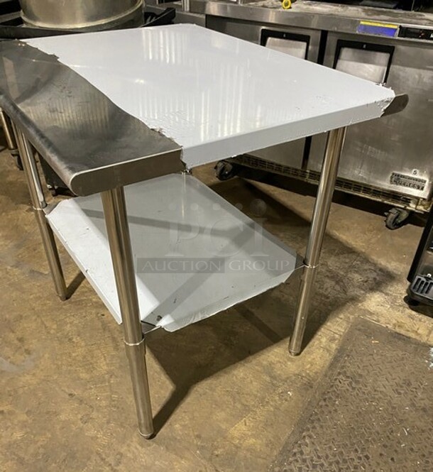Like New! Stainless Steel 36" Commercial Worktable! - Image 3 of 6