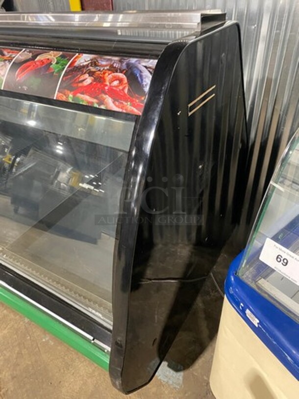 Resnick Commercial Refrigerated Deli/ Meat Display Case Merchandiser! With Curved Front Glass! With Rear Access Doors! With Legs! REMOTE COMPRESSOR! NO COMPRESSOR! - Image 2 of 10