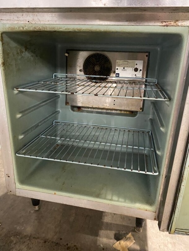 Delfield Commercial Single Door Refrigerated Lowboy! All Stainless Steel! With Poly Coated Racks! On Legs! 115V! Model: 406 SN: 251416-T! - Image 5 of 7