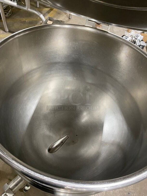 Cleveland Stainless Steel Cleveland Range Floor Style Self-Contained Soup Kettle! All Stainless Steel! On Legs! - Image 5 of 9