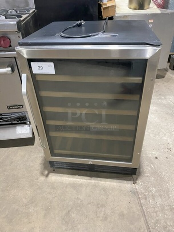 Nice! Avanti Refrigerated Wine Cooler! Model WCR506SS! 115V 1 Phase! With Wine Racks!