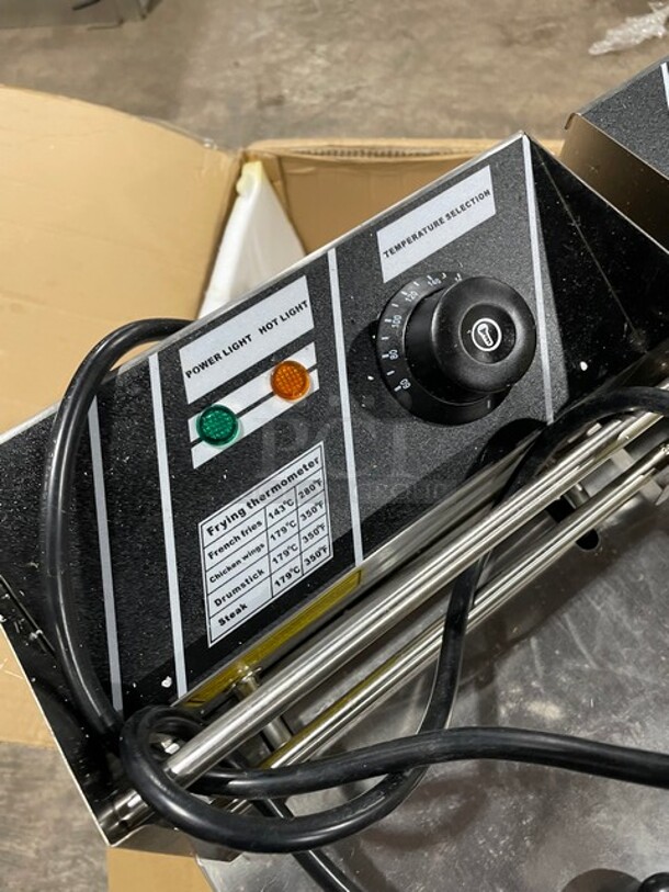 Brand New In The Box! USR Counter Top 2 Bay Electric Powered Deep Fat Fryer! Model D5000  110V 60hz! - Image 8 of 9