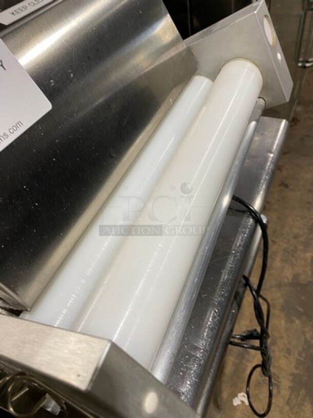 Doyon Commercial Countertop Dough Sheeter! All Stainless Steel! Model: DL12SP SN: 166473 120V 60 HZ 1 Phase - Image 6 of 8