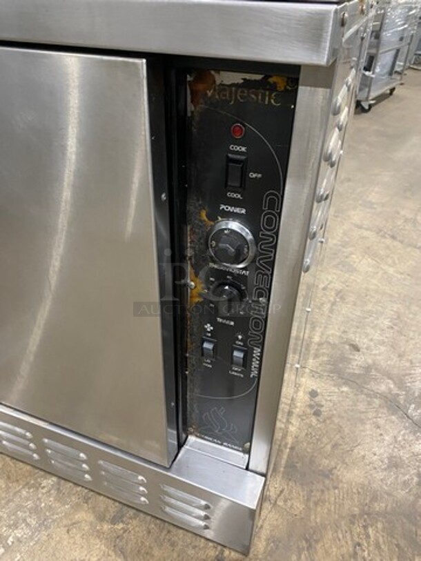 American Range Commercial Natural Gas Powered Double Deck Convection Oven! With Solid Doors! All Stainless Steel! On Casters! 2x Your Bid Makes One Unit! Model: MSD2 SN: 150708080 - Image 7 of 10