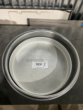 Aluminum Large Cake Pans! 3x your Bid!