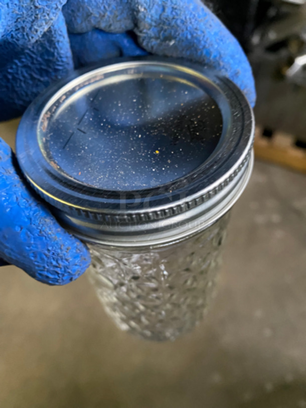 Ball 12 OZ Crystal Clear Jars! With Lids! 8x Your Bid! - Image 5 of 5