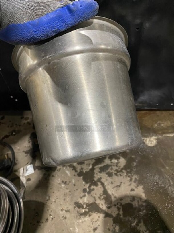 ALL ONE MONEY! Stainless Steel Round Soup Pan Insert! - Image 3 of 4