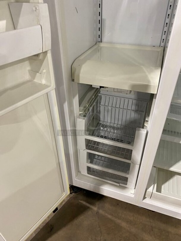 Viking Upright Half Cooler Half Freezer Combo Unit! With Poly Coated Racks And Shelves! Stainless Steel! - Image 8 of 12