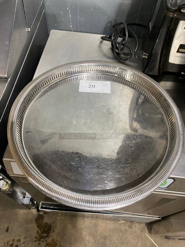 ALL ONE ONEY! Round Serving/Display Plates! - Image 1 of 4