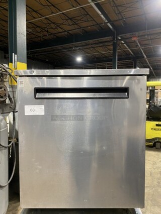 Delfield One Door Lowboy/Worktop Cooler! Model 406Star2 Serial 1305152001453! 115V 1 Phase! 