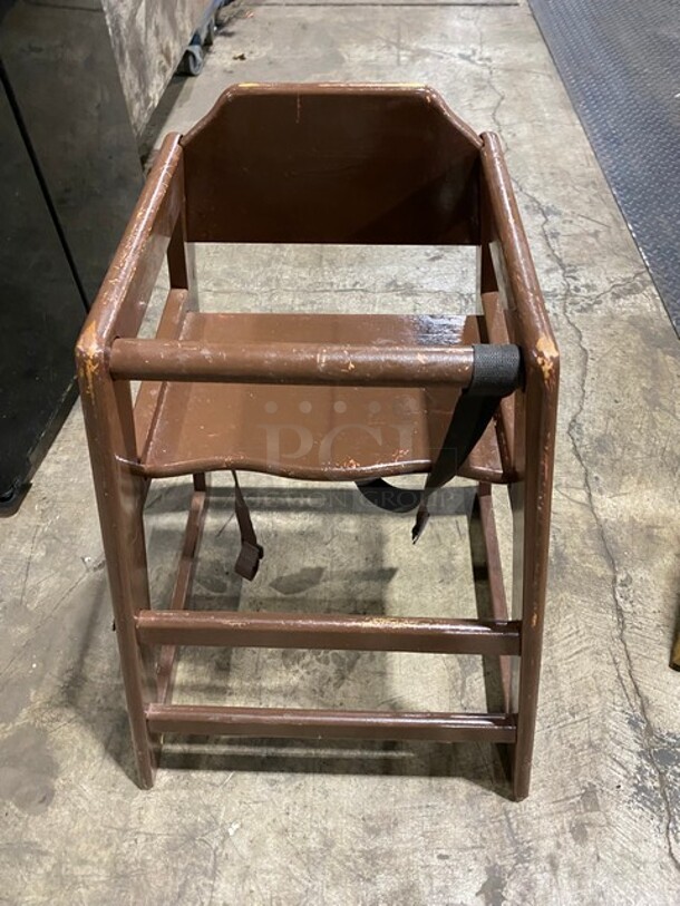 Wooden Style High Chairs! 3 X Your Bid! - Image 5 of 6