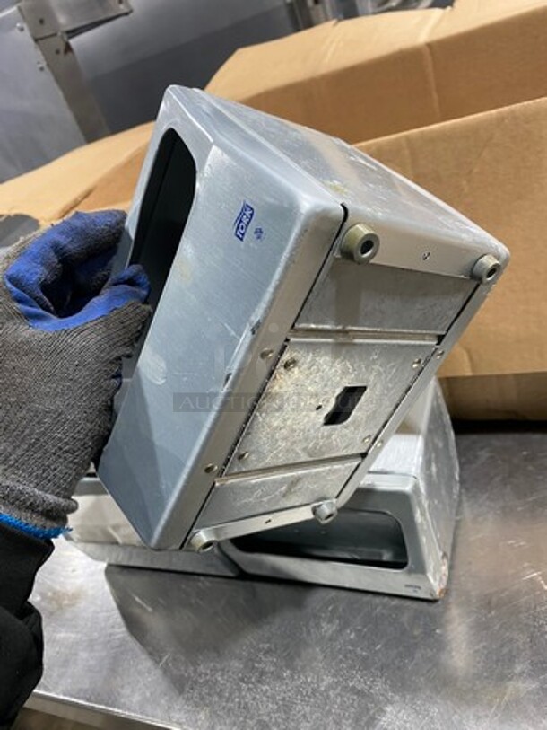 Tork Dual Sided Metal Napkin Dispenser! 4x Your Bid! - Image 3 of 7