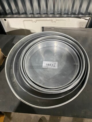 Aluminum Large Cake Pans! 6x Your Bid!
