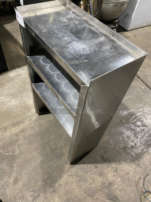 Commercial Custom-Made Wall Mounted Shelf! All Stainless Steel! - Image 4 of 5