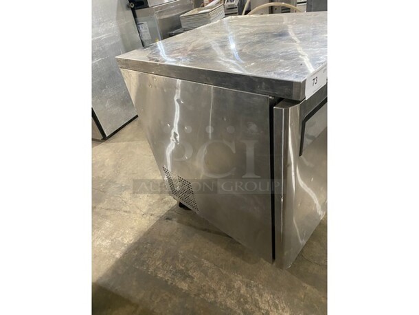 Turbo Air One Door! All Stainless Steel Refrigerated Lowboy/Worktop Cooler! Model MUR28  115V 1 Phase! - Image 2 of 7