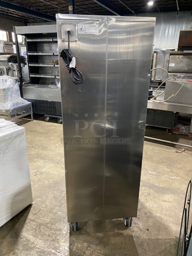SWEET! FWE Single Door Electric Powered Food Warming Cabinet! Solid Stainless Steel! On Casters! Model: TST16CHP SN: 143977701 120V - Image 2 of 8
