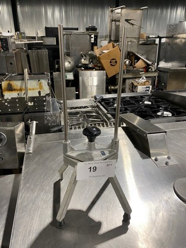 Choice Commercial Countertop Manual Vegetable/Fruit Slicer/Cutter! All Stainless Steel! - Image 1 of 5