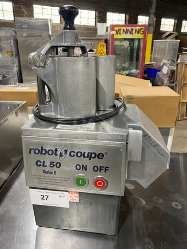 Robot Coupe Commercial Countertop Food Processor/Chopper Machine! All Stainless Steel! Model: CL50