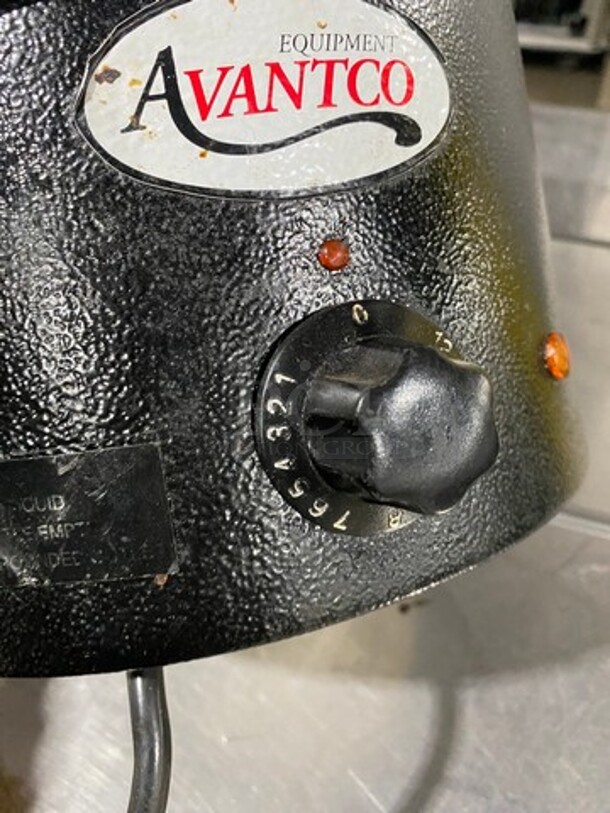 Avantco Commercial Countertop 6 QT Warmer! Model: 177W300BK SN: 1100011315 110V - Image 5 of 6