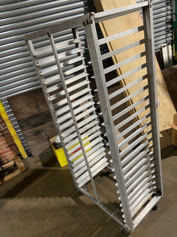 Metal Commercial Pan Transport Rack on Commercial Casters! - Image 3 of 5