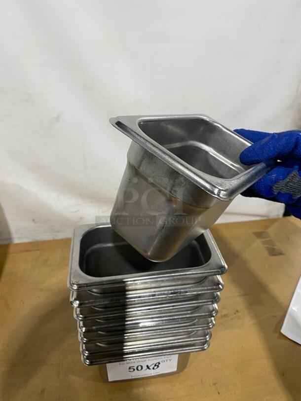 Carlisle Commercial Steam Table/ Prep Table Food Pans! 8X Your Bid! - Image 5 of 7