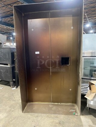 Commercial Solid Stainless Steel Hood System!