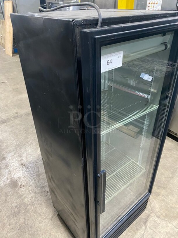 True Commercial Single Door Reach In Cooler Merchandiser! With View Through Door! Poly Coated Racks! Model: GDM12 SN:14741897 115V 1PH - Image 8 of 8