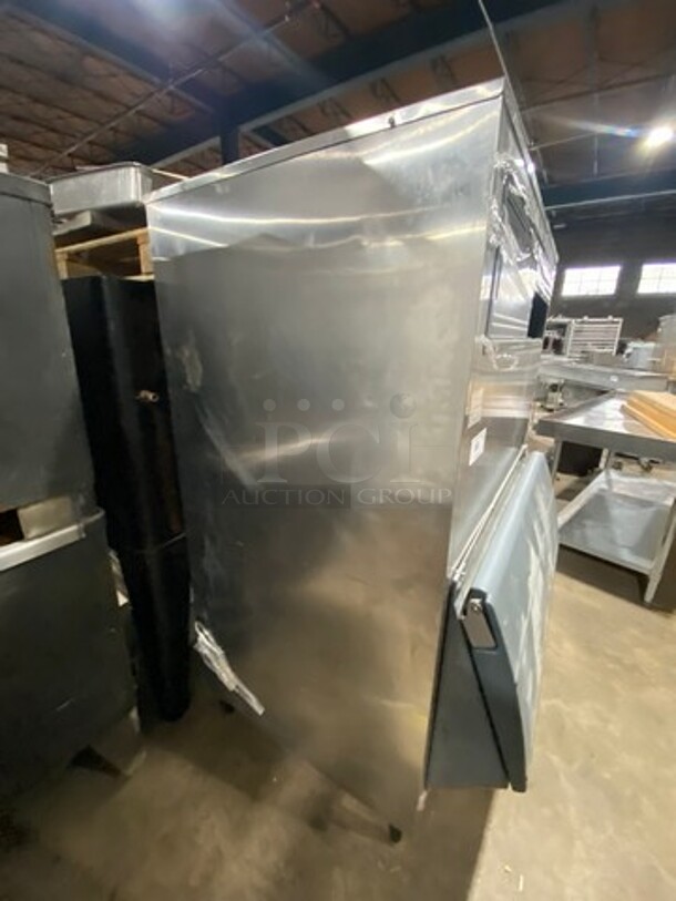 Follet Commercial Ice Bin! All Stainless Steel Body! On Legs! Model: SG1300S48 SN: B890614802 - Image 2 of 7