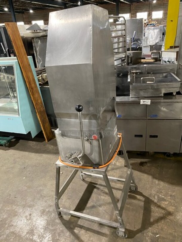 Jaccard Commercial Meat Tenderizer Machine! On Equipment Stand! All Stainless Steel! On Casters! WORKING WHEN REMOVED! Model: B93 SN: B2280 - Image 3 of 9