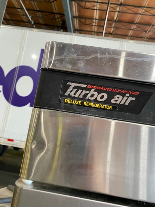 Turbo Air Commercial 2 Door Reach In Cooler! With Racks! Model TSR49SD 110-120v 1ph - Image 10 of 11
