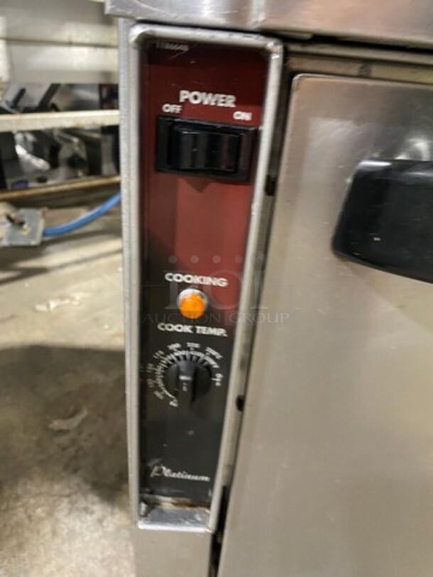Southbend Commercial Natural Gas Powered 4 Burner Stove! With Raised Back Splash! With Oven Underneath! All Stainless Steel! On Casters! - Image 10 of 12
