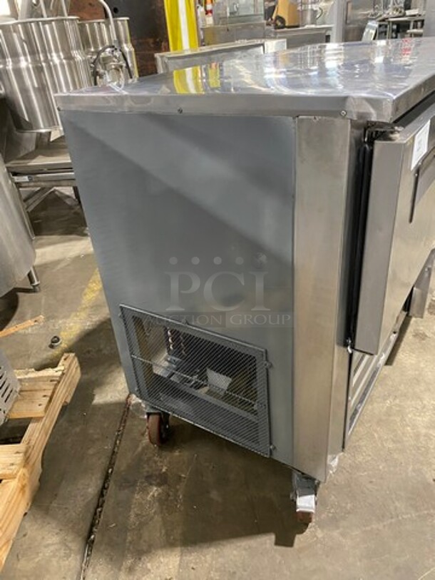 Cool Tech Commercial 2 Door Lowboy/ Worktop Cooler! Stainless Steel! On Casters! - Image 2 of 9