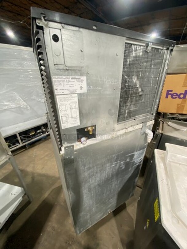 Manitowoc Commercial Ice Maker Machine! With Commercial Ice Bin! All Stainless Steel! On Legs! Model: ID0502A161D SN: 1120025579 115V 60HZ 1 Phase - Image 4 of 8