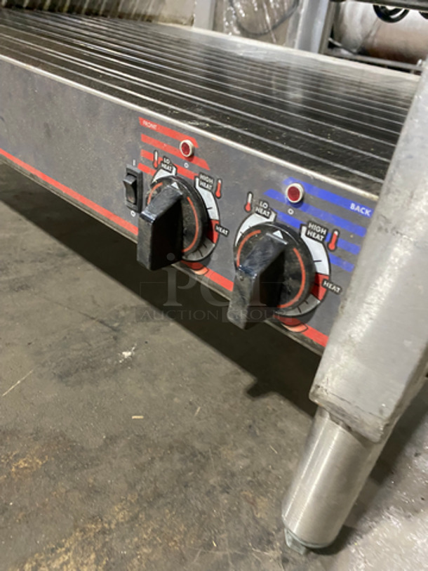 APW Wyott Commercial Countertop Hot Dog Roller Grill! All Stainless Steel! On Legs! Model: HRS755T SN: 8179618040844 208/240V 60HZ 1 Phase - Image 6 of 9