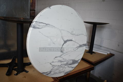 BRAND NEW IN BOX! Holland Outdoor EnduroTops Stone Pattern Round Tabletop.