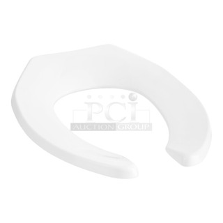 6 BRAND NEW IN BOX! American Standard 5901100.02 Elongated Commercial Heavy-Duty Toilet Seat. 6 Times Your Bid!