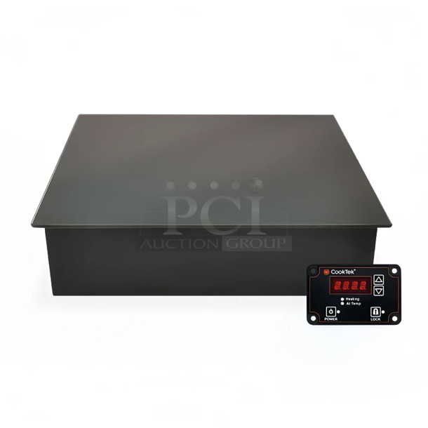 BRAND NEW SCRATCH AND DENT! LATE MODEL! CookTek B651-D Metal Commercial Single Burner Drop In Induction Range. 120 Volts, 1 Phase.  - Image 1 of 9