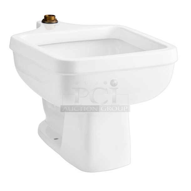 BRAND NEW SCRATCH AND DENT! American Standard 9504999.020 White Vitreous China Floor-Mount Clinic Service Sink - 6.5 GPF