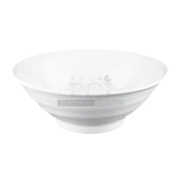 4 Boxes of 6 BRAND NEW! Elite Global Solutions D1007RR-W 24 oz Round Melamine Bowl. 4 Times Your Bid! - Image 1 of 6