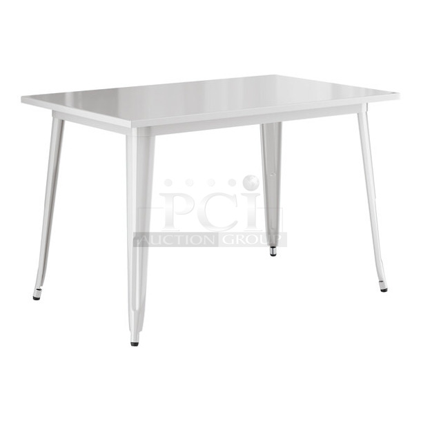 BRAND NEW SCRATCH AND DENT! Lancaster Table & Seating 164DA3048WHT Alloy Series 48